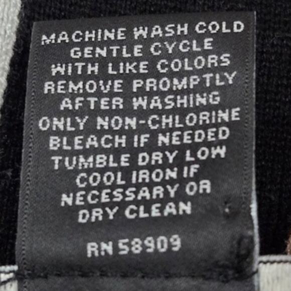 Investments II Women’s 2X Colorblock Long Sleeve Top Black Beige Tan - Picture 7 of 8